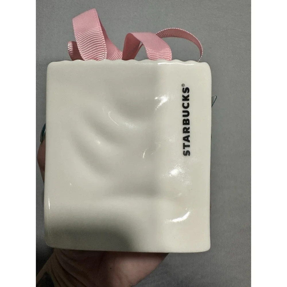 2019 Starbucks Been‎ There Series Florida Ceramic Shopping Bag Ornament